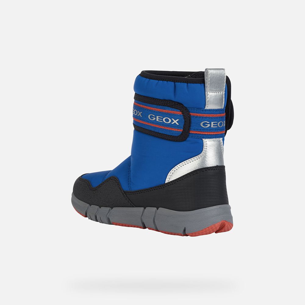 Botas Geox Menino Azuis - Flexyper Abx - XUPVC2103